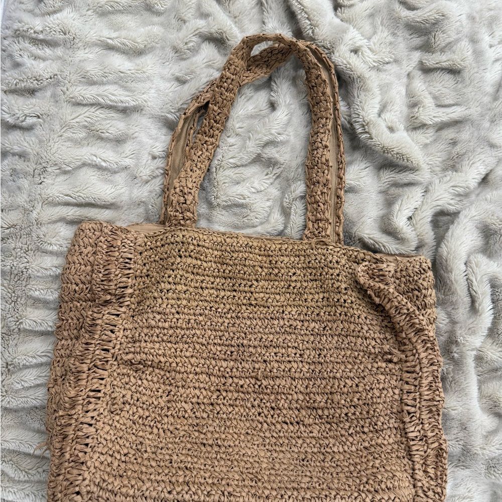 Rachel Roy straw tote nwot